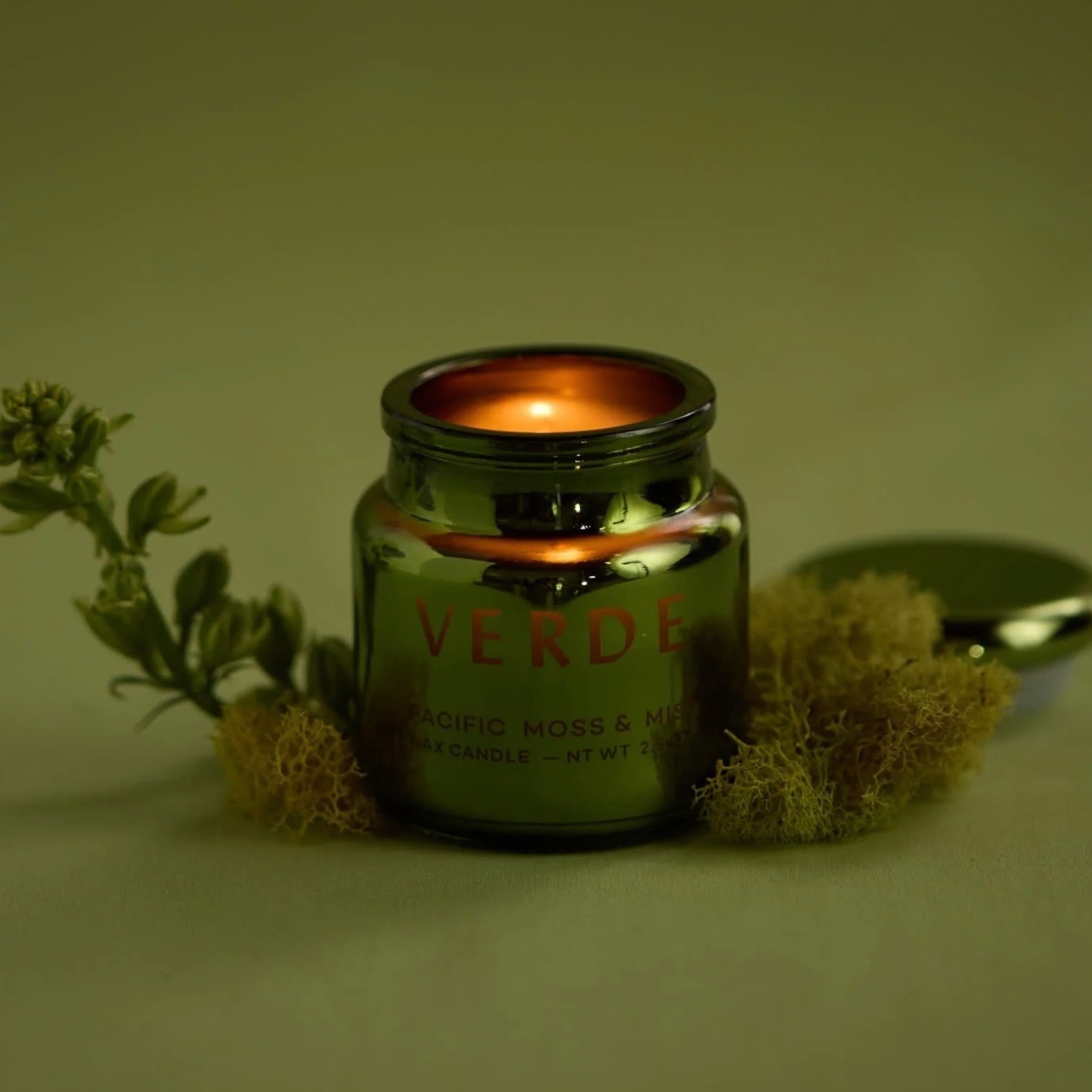 Paddywax Chroma Glass Candle Verde