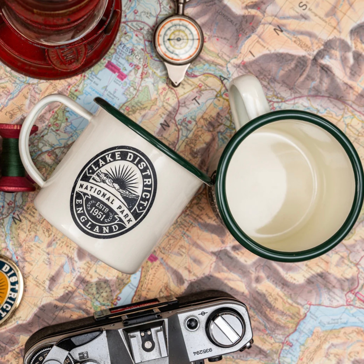 Lake District Enamel Mug