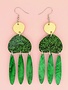 Mindful Chime Earrings Green