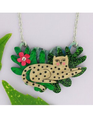 Doodle Leopard Necklace