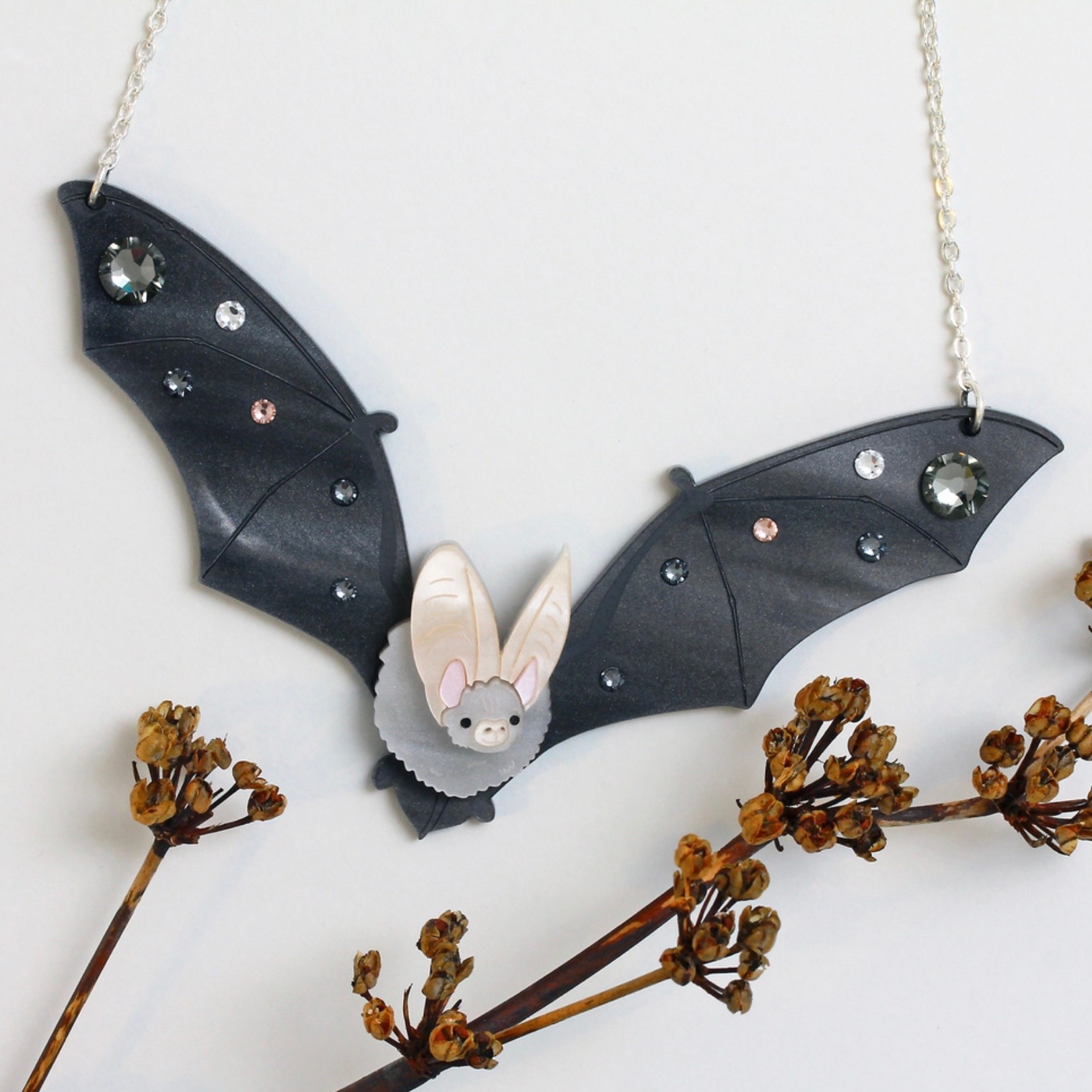 Long-Eared Bat Necklace