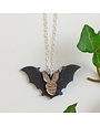 Long-Eared Bat Charm Necklace