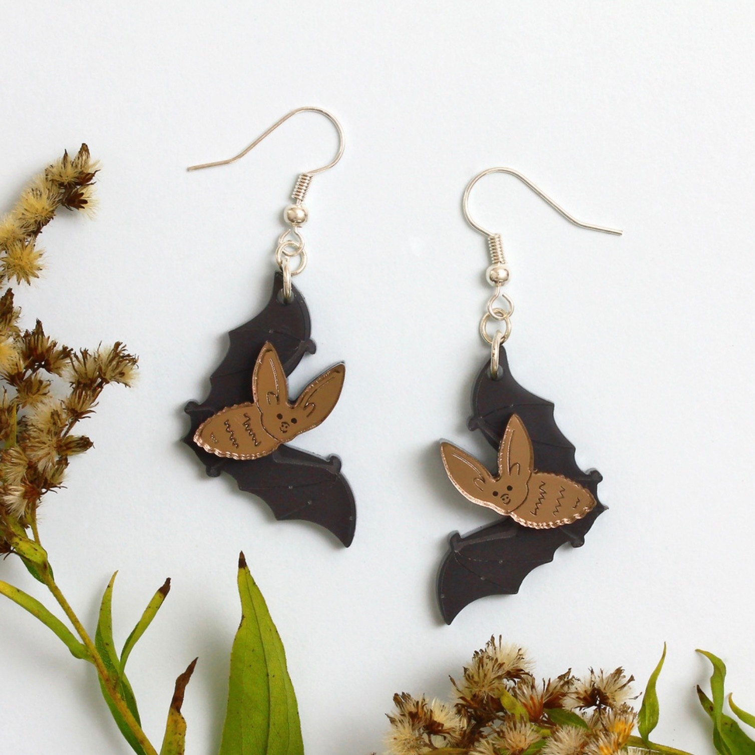 Long-Eared Bat Earrings