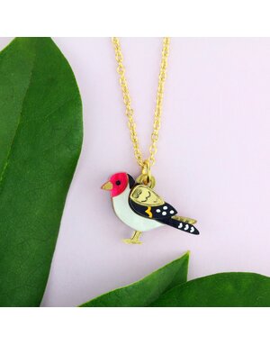 Goldfinch Charm Necklace