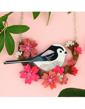 Long-Tailed Tit Statement Necklace
