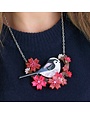 Long-Tailed Tit Statement Necklace