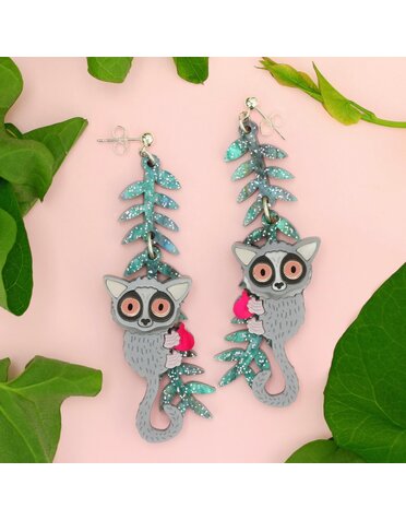 Bushbaby Statement Earrings