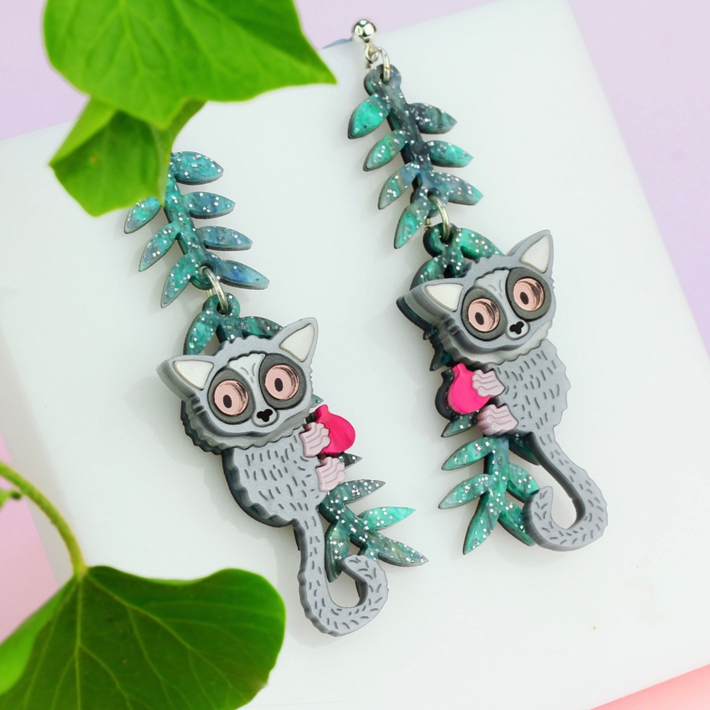 Bushbaby Statement Earrings