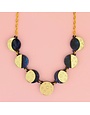 Moon Phase Necklace Gold