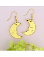 Gold Moon Earrings