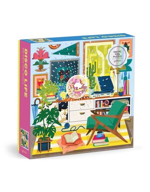 Galison 500 Piece Puzzle Disco Life