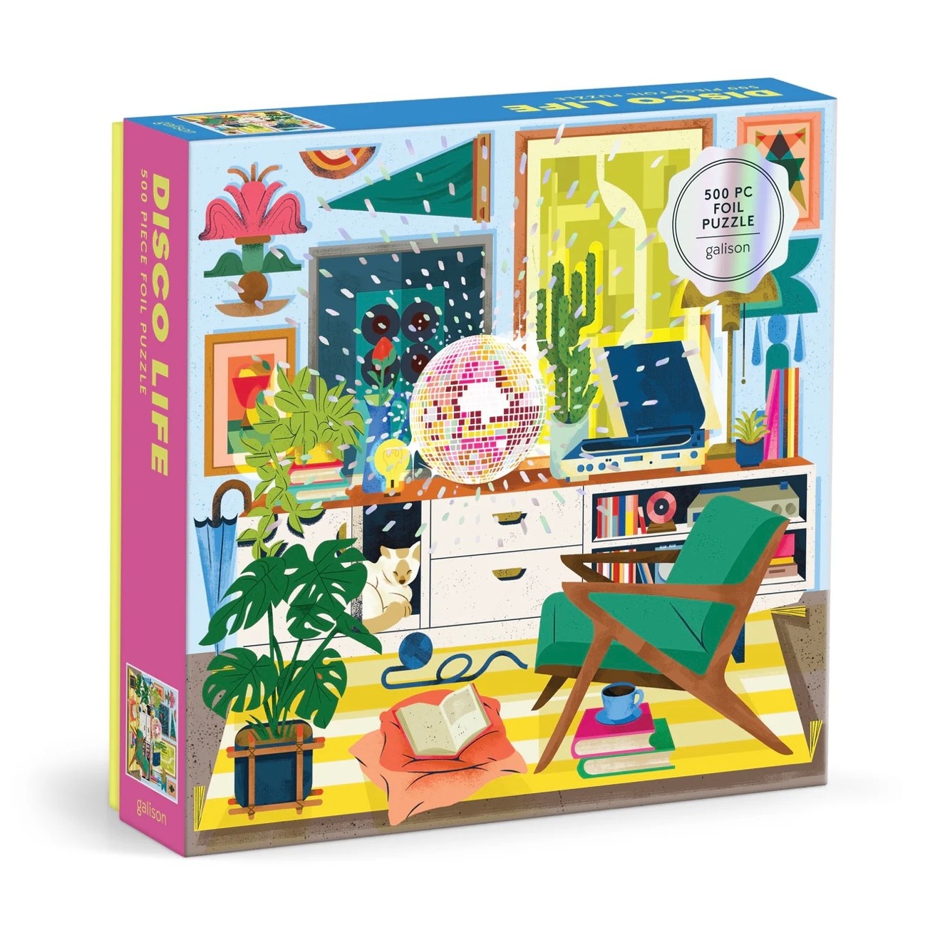 Galison 500 Piece Puzzle Disco Life
