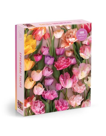 Galison 1000 Piece Puzzle Ephemeral Tulips