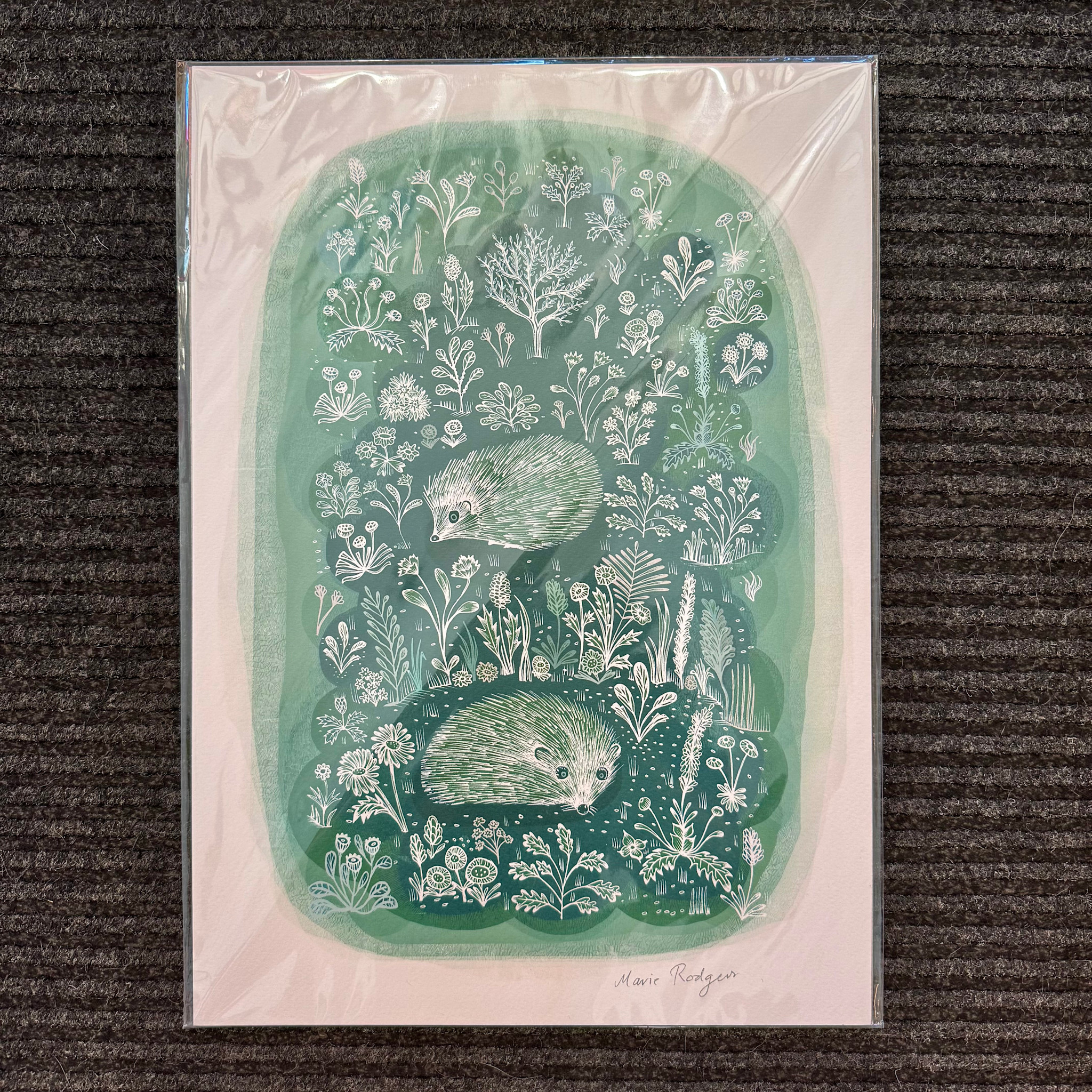 Lush Designs Lush Print A3 Hedgehog