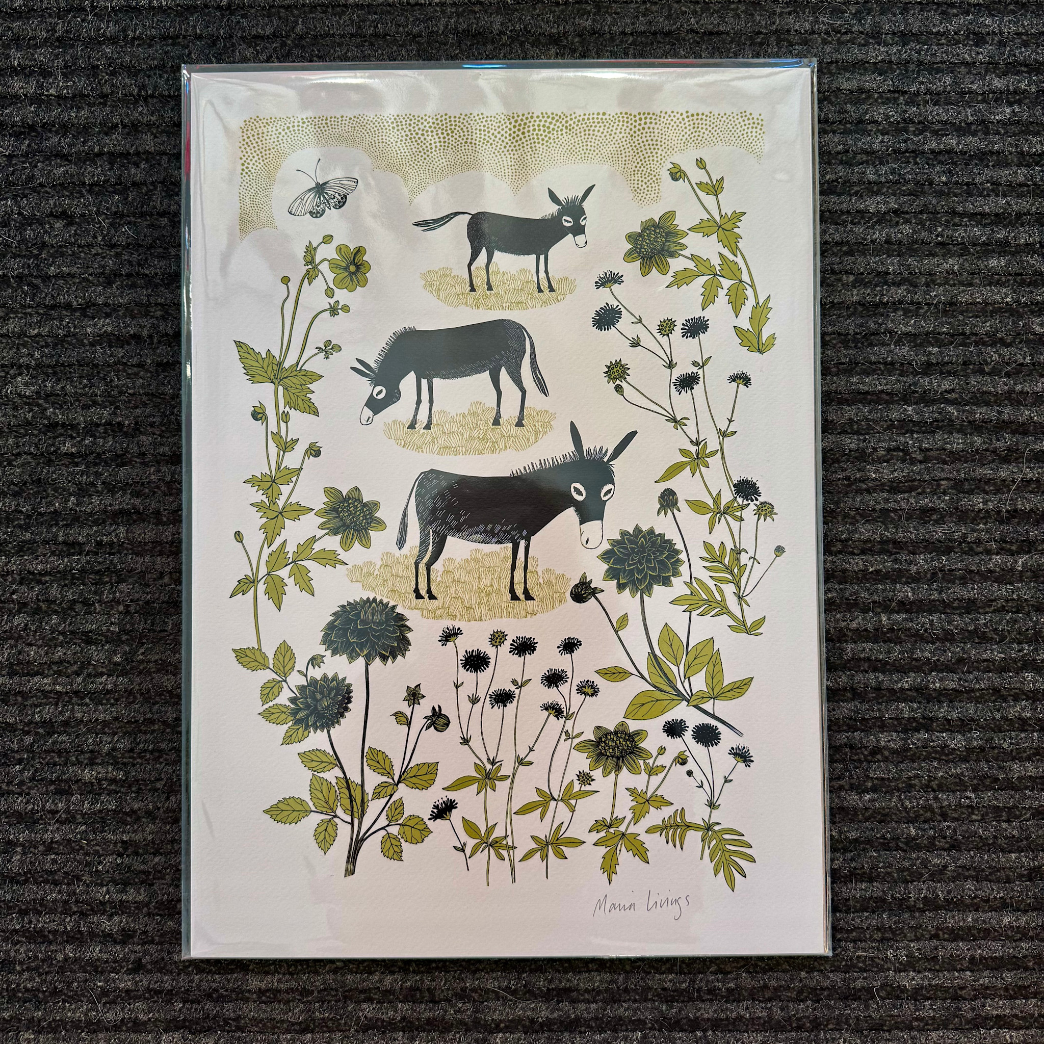 Lush Designs Lush Print A3 Donkey