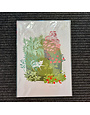Lush Designs Lush Print A3 Cats In Garden