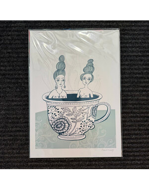 Lush Designs Lush Print A3 Tea Cup Ladies