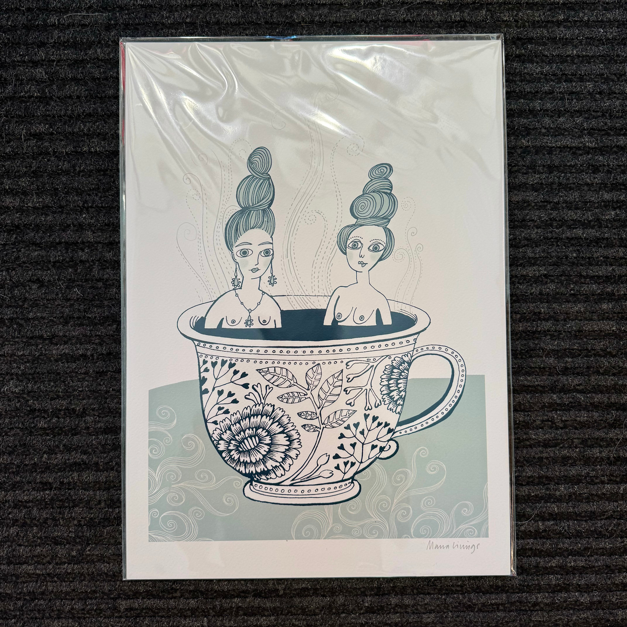 Lush Designs Lush Print A3 Tea Cup Ladies