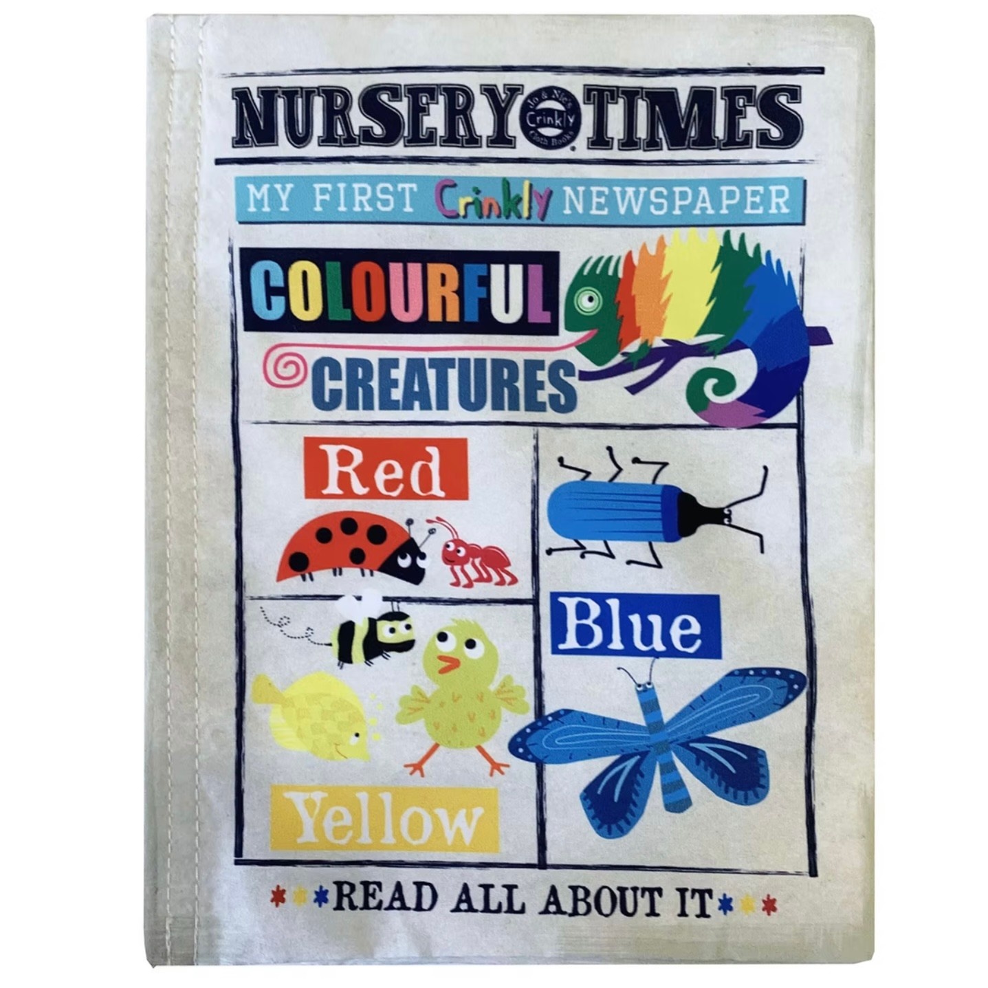Jo & Nic's Crinkly Newspaper Colourful Creatures