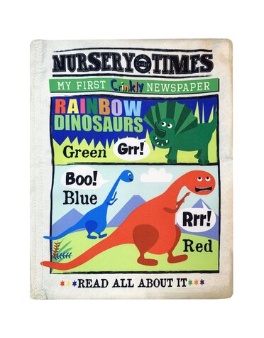 Jo & Nic's Crinkly Newspaper Rainbow Dinosaurs DIS