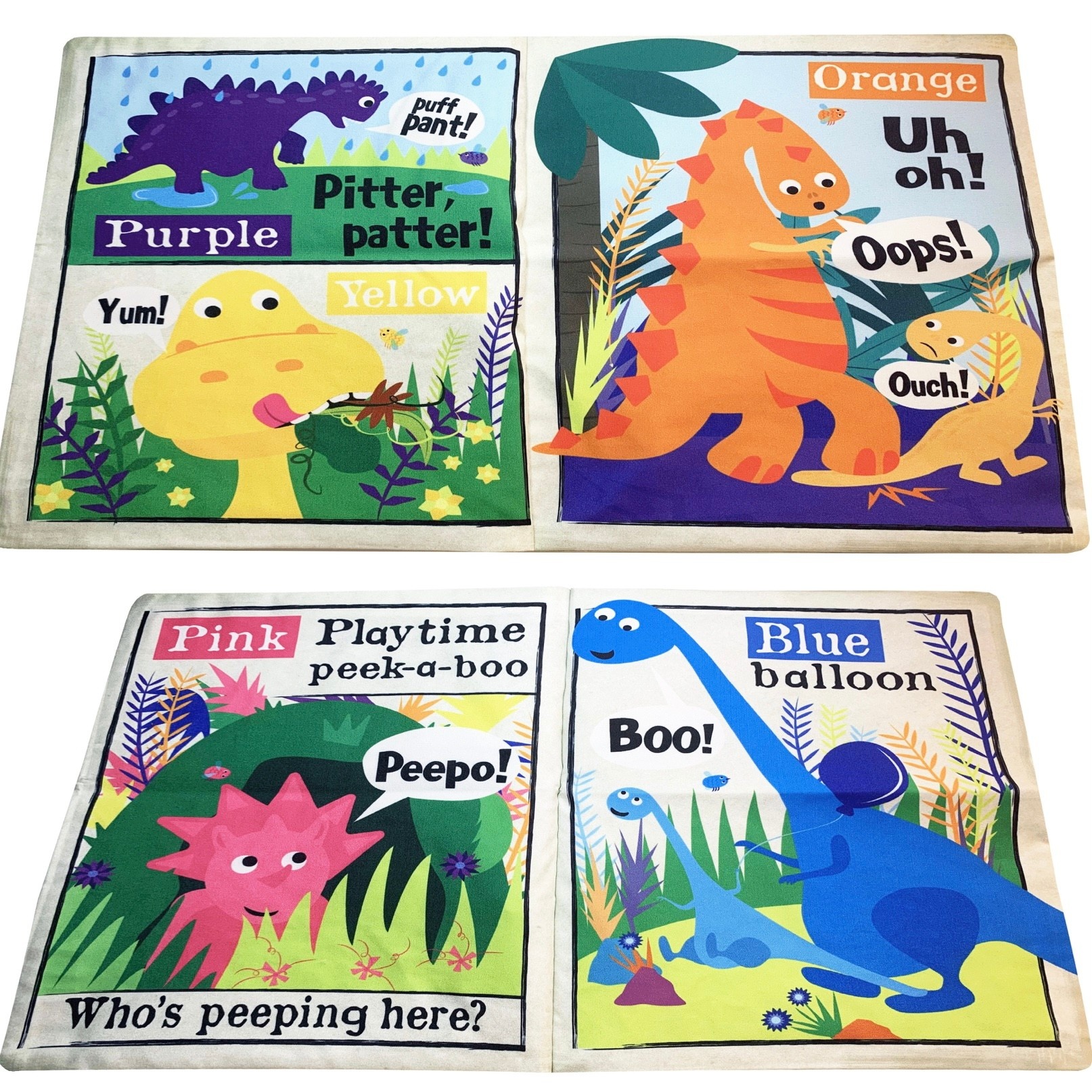 Jo & Nic's Crinkly Newspaper Rainbow Dinosaurs DIS
