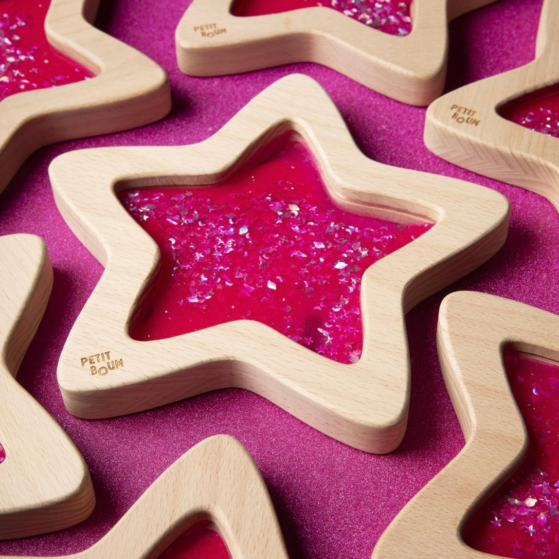 Petit Boum Sensory Toy Flow Star Pink