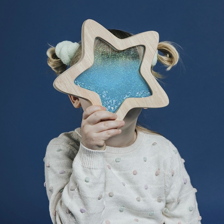 Petit Boum Sensory Toy Flow Star Blue