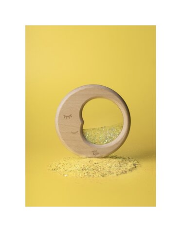 Petit Boum Sensory Toy Flow Moon Yellow