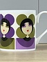 McLaggan Smith Orla Kiely Luna Purple/Olive Mug