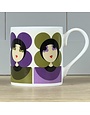 McLaggan Smith Orla Kiely Luna Purple/Olive Mug