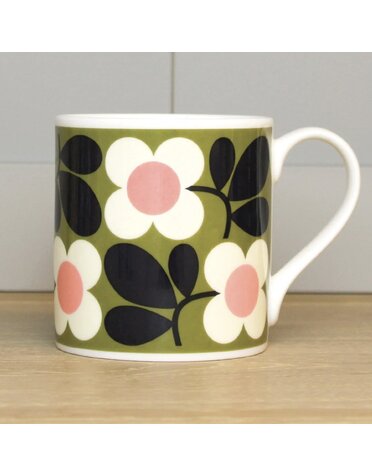 McLaggan Smith Orla Kiely Floret Green Mug