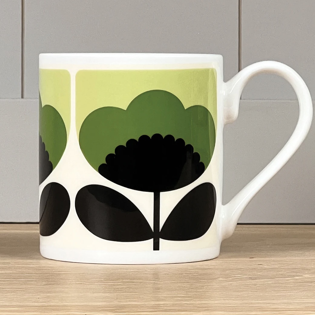McLaggan Smith Orla Kiely Spring Bloom Green Mug