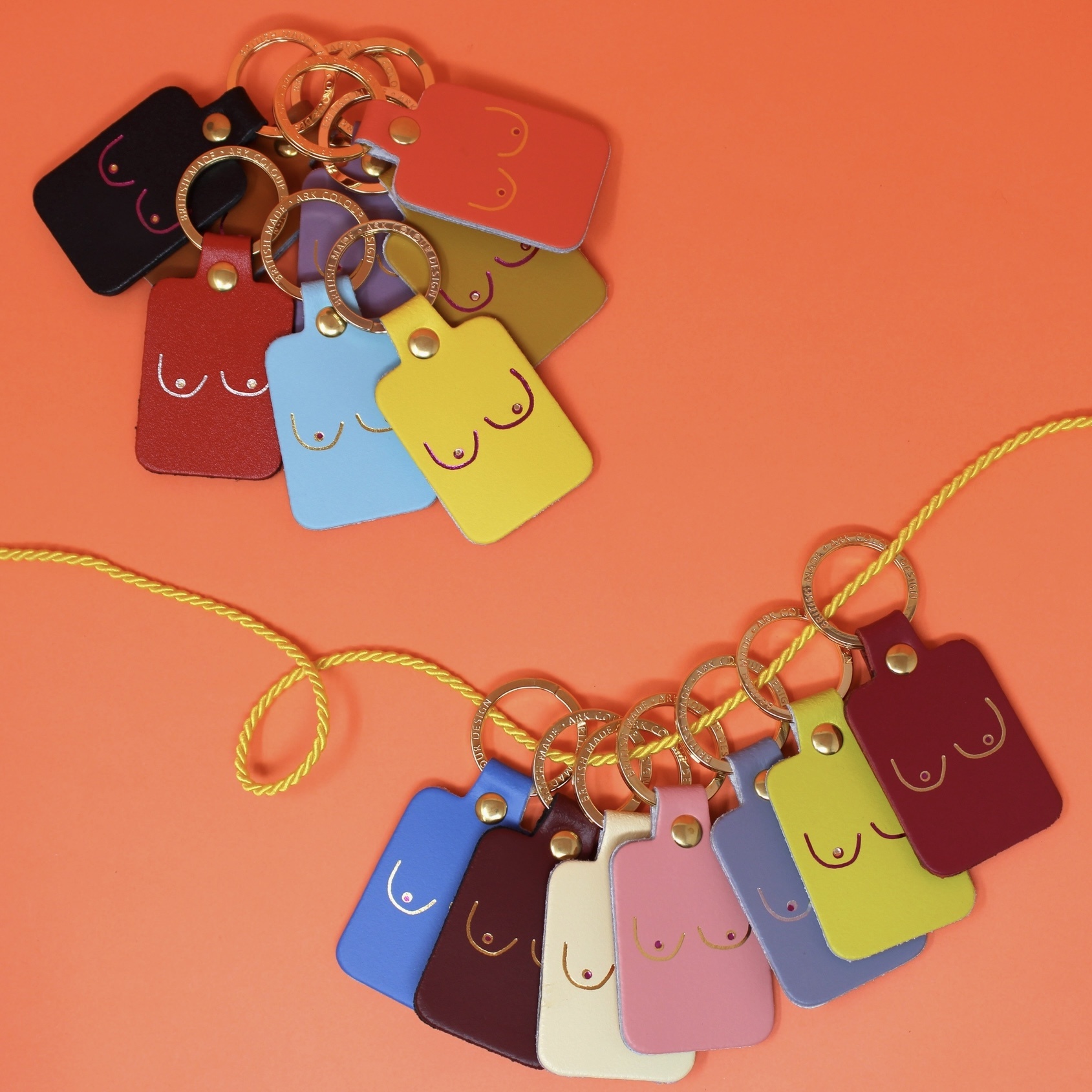 Boobs Keyring