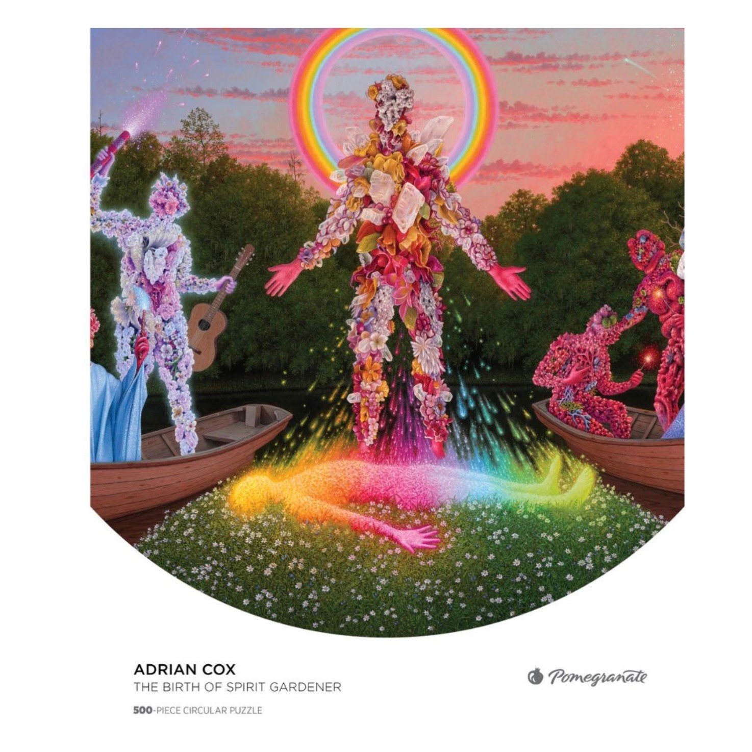 Pomegranate 500 Piece Circular Puzzle Spirit Gardener