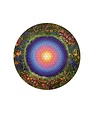 Pomegranate 500 Piece Circular Puzzle Flower Mandala