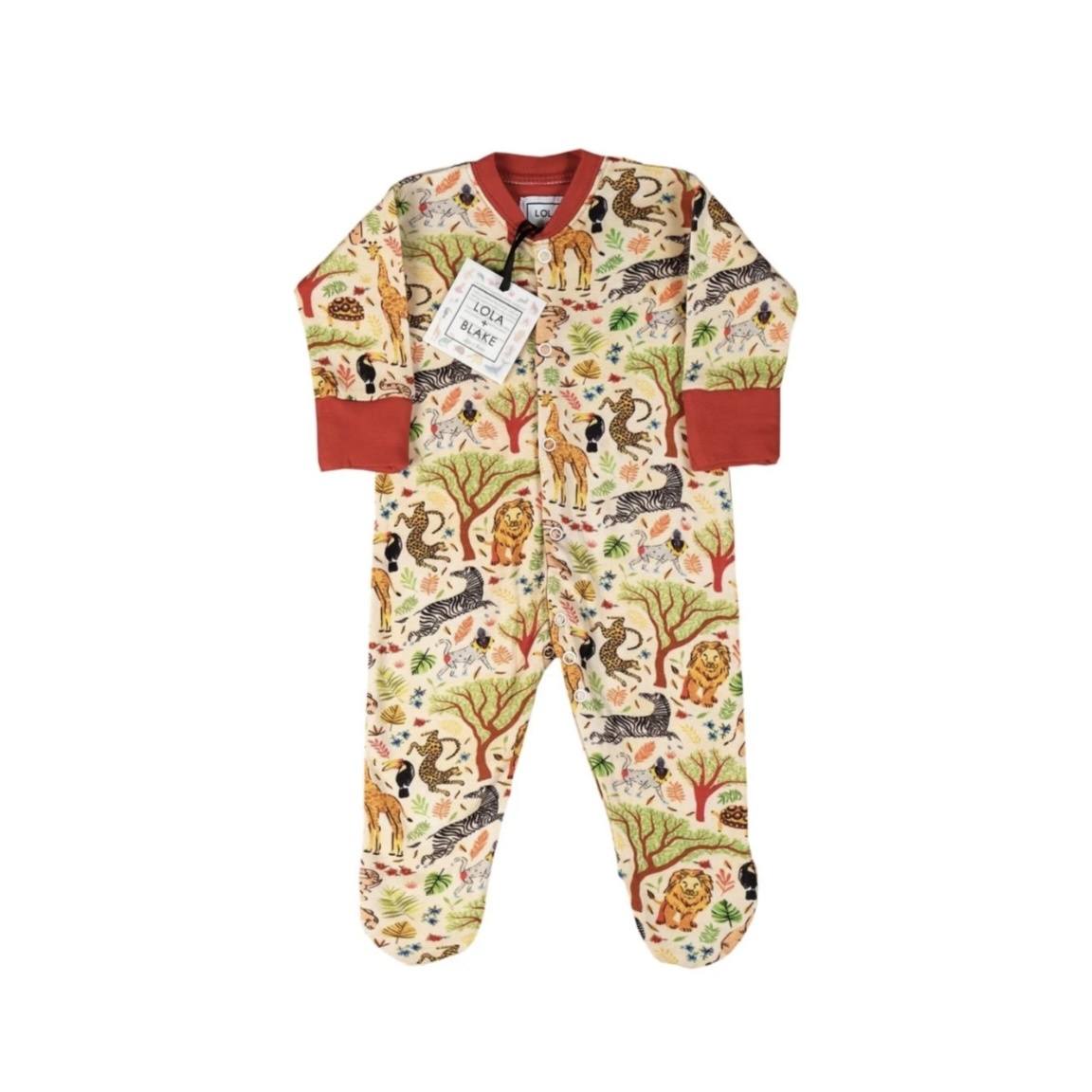 Lola + Blake Safari Babygrow