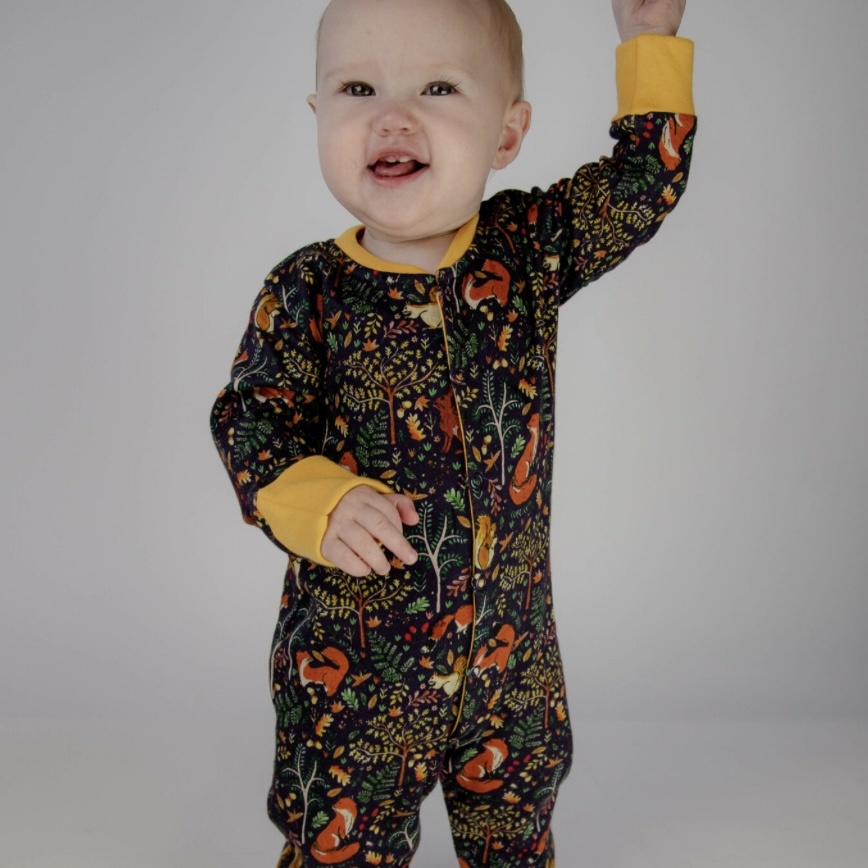 Lola + Blake Woodland Babygrow