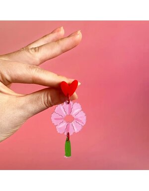 Westmount Art Botanical Earrings Carnation