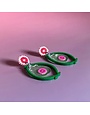 Westmount Art Botanical Earrings Sweet William