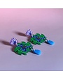 Westmount Art Botanical Earrings Thistle