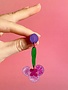 Westmount Art Botanical Earrings Orchid