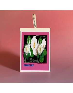 Westmount Art Botanical Earrings Peace Lily