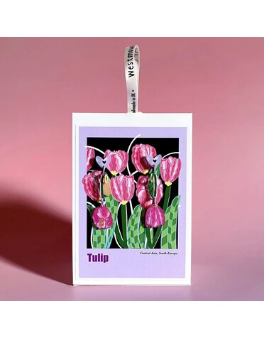 Westmount Art Botanical Earrings Tulip