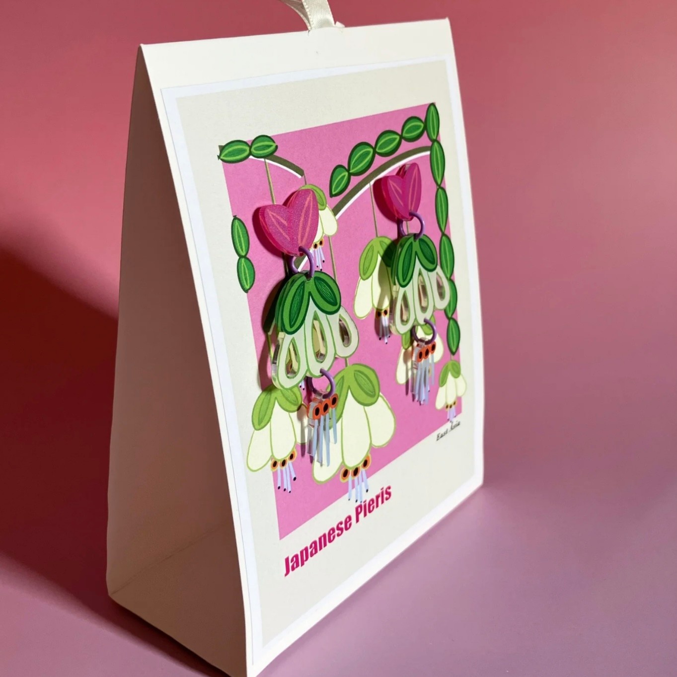 Westmount Art Botanical Earrings Japanese Pieris