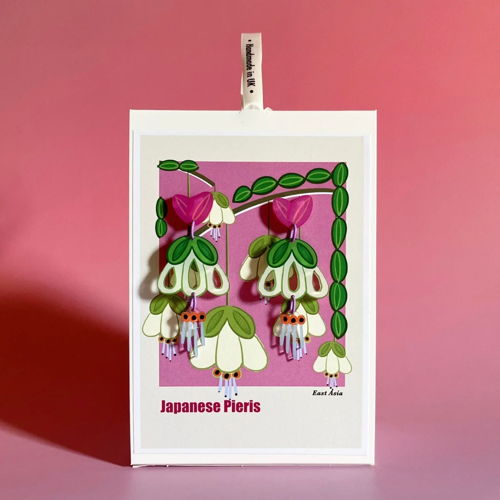 Westmount Art Botanical Earrings Japanese Pieris