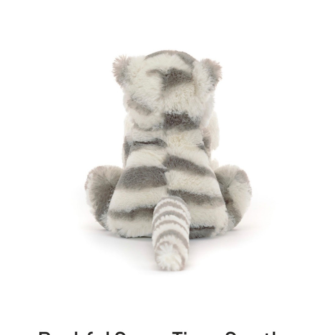 Jellycat Bashful Snow Tiger Soother