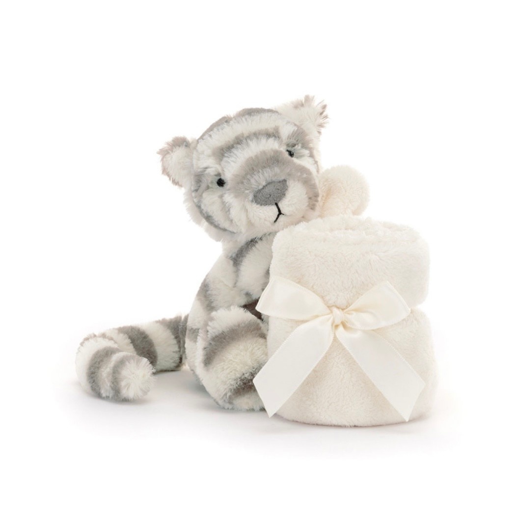 Jellycat Bashful Snow Tiger Soother