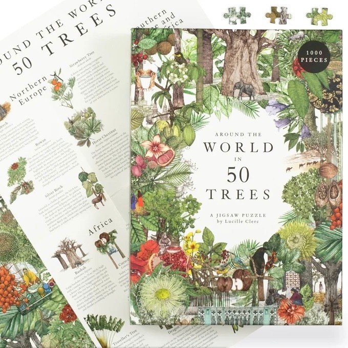 Laurence King Around The World 50 Trees Puzzle