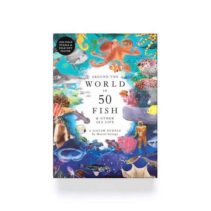 Laurence King Around The World 50 Fish Puzzle