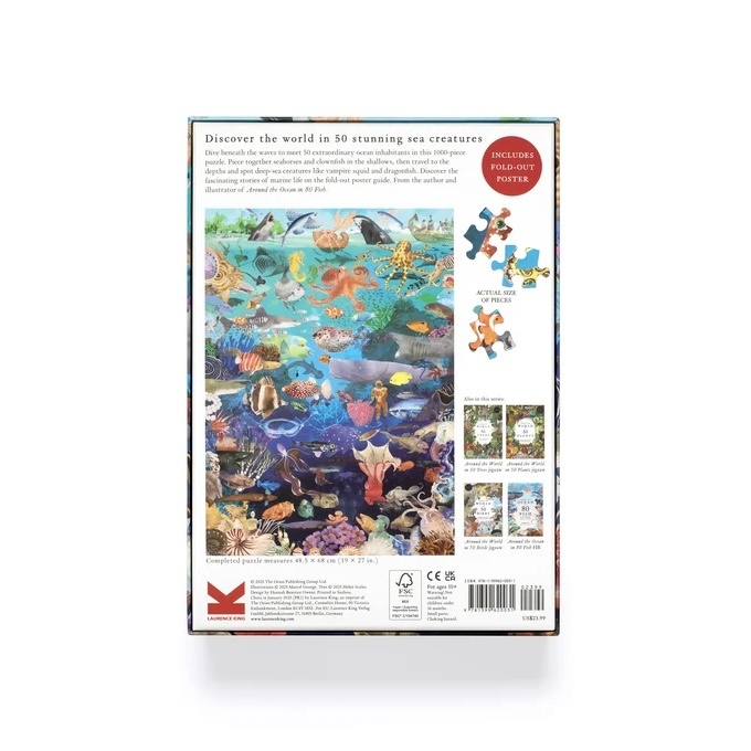 Laurence King Around The World 50 Fish Puzzle